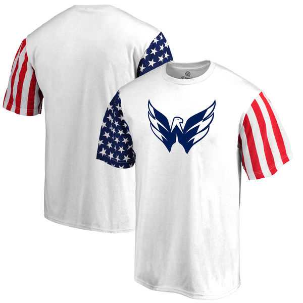 Men's Washington Capitals Fanatics Branded Stars & Stripes T-Shirt White FengYun,We sell and wholesale Men's Washington Capitals Fanatics Branded Stars & Stripes T-Shirt White FengYun on line form chian!
